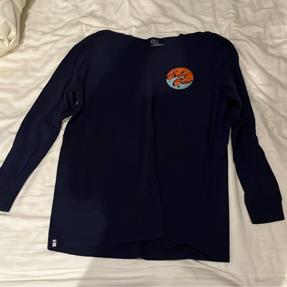 Salty Crew Navy Long Sleeve Tee - Picture 2 of 2